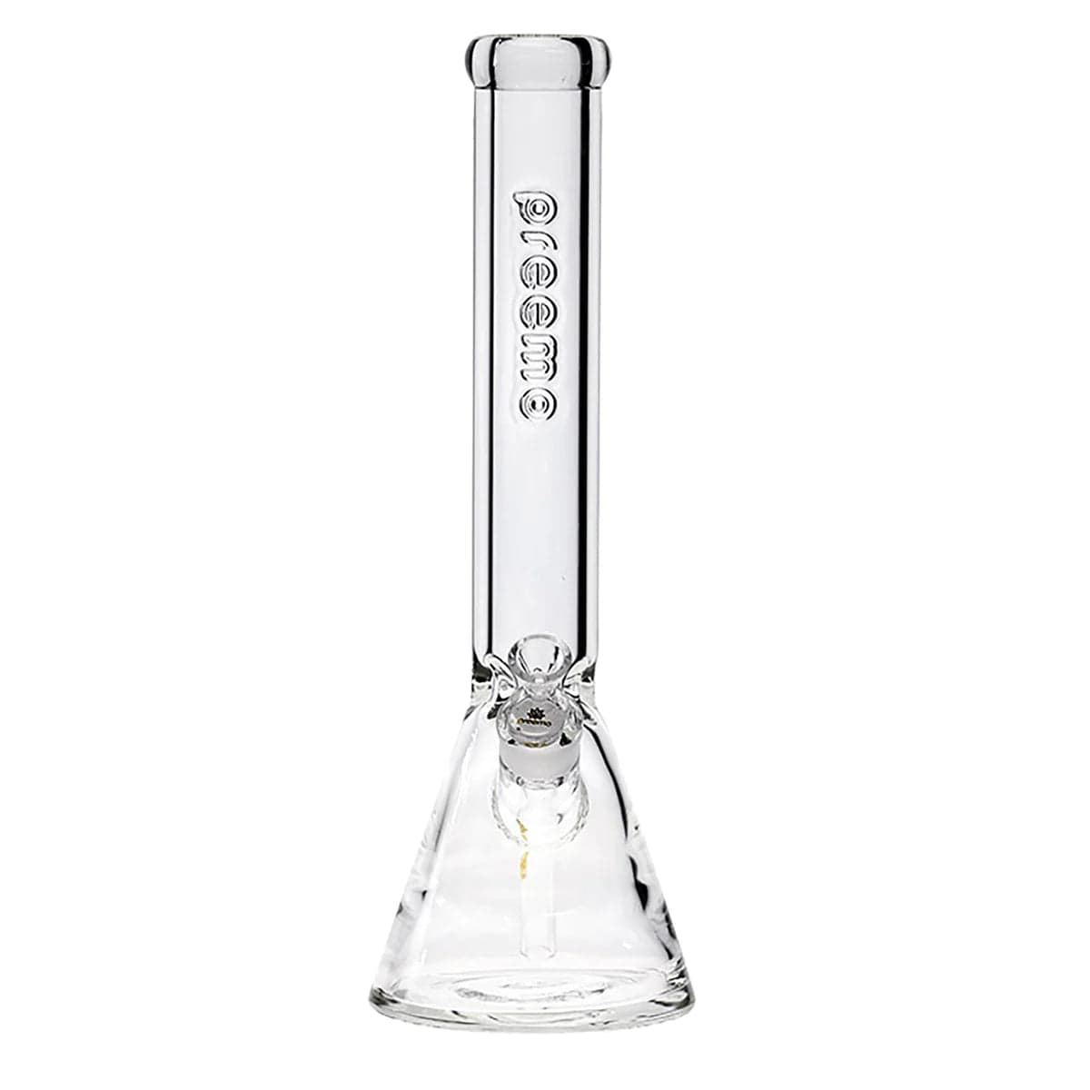 16" 9mm preemo clear embossed logo beaker bong