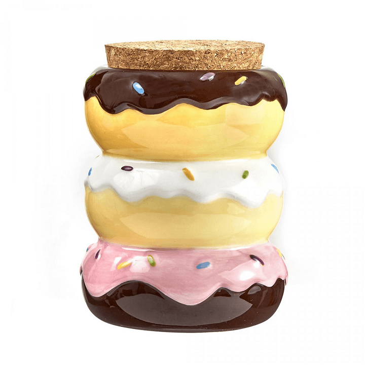 Ceramic Stash Jar – Donut
