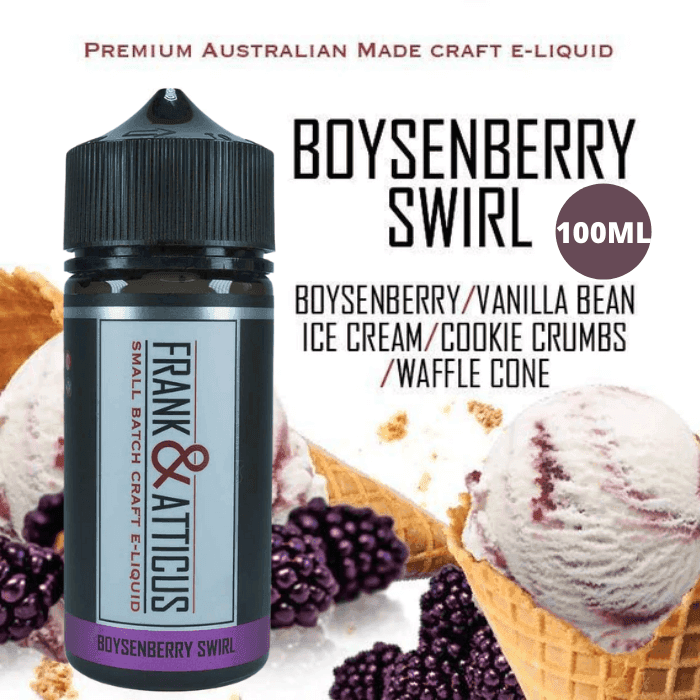 Frank & Atticus – Boysenberry Swirl 100ml