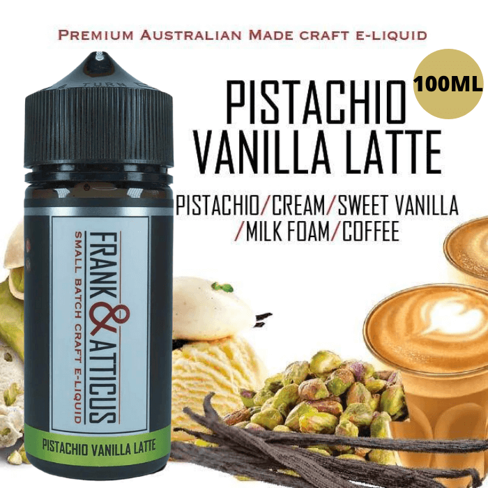 Frank & Atticus – Pistachio Vanilla Latte 100ml