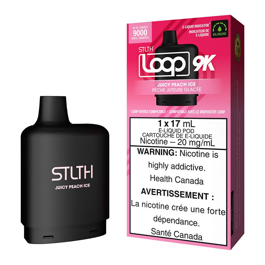 STLTH Loop 9K Pod Pack – Juicy Peach Ice