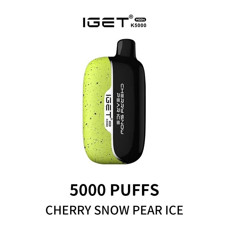 iget moon k5000 puffs and 8211 cherry snow pear ice