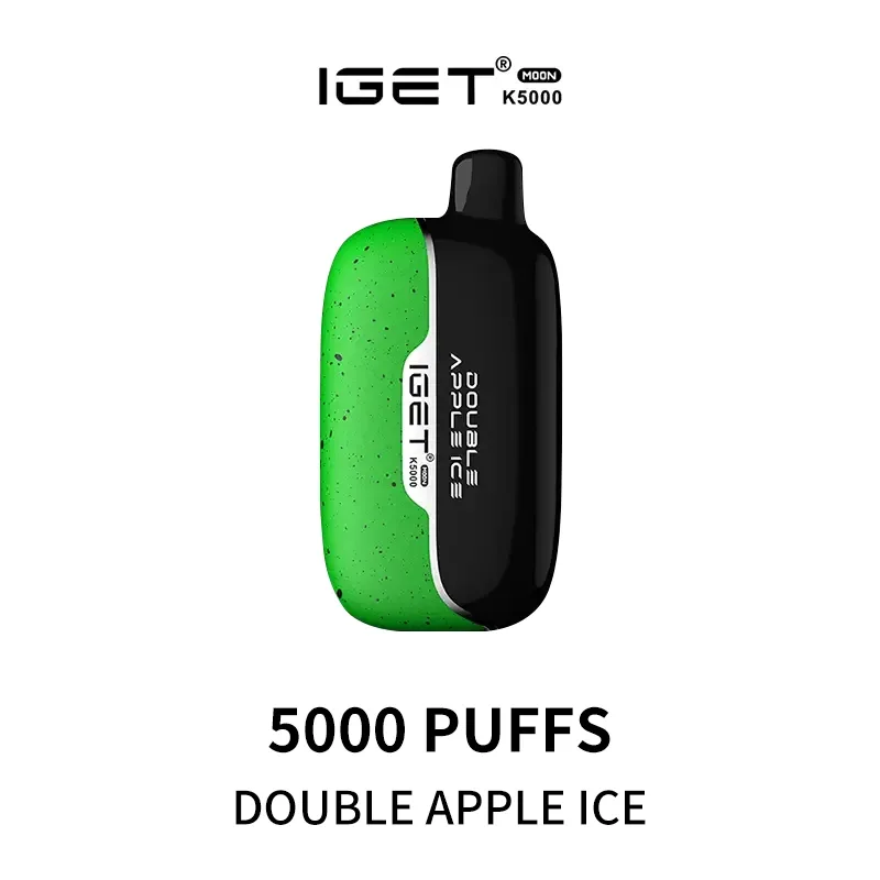 iget moon k5000 puffs and 8211 double apple ice