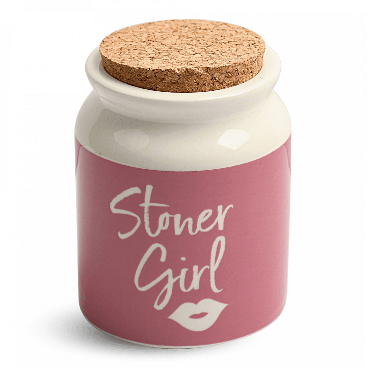 Ceramic Stash Jar – Stoner Girl