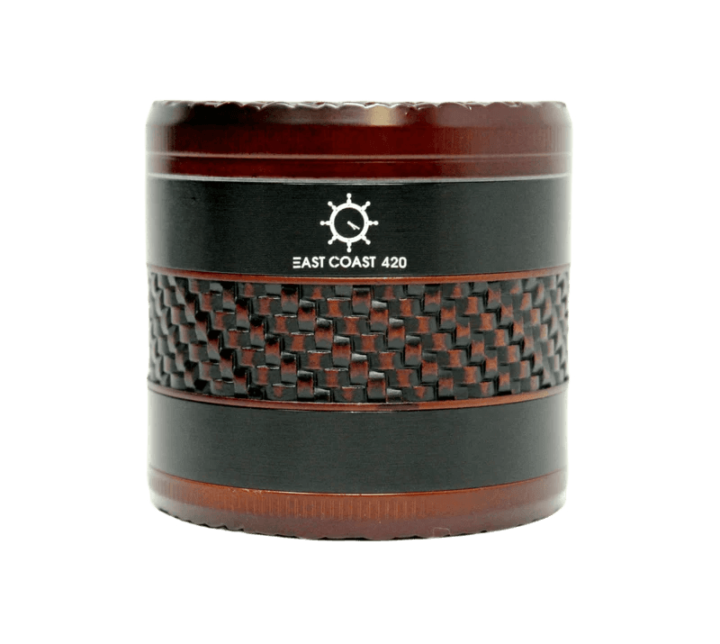 EC420 Weaving Wood Style 63mm 4 Piece Grinder – Black