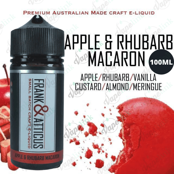 Frank & Atticus – Apple & Rhubarb Macaron 100ml