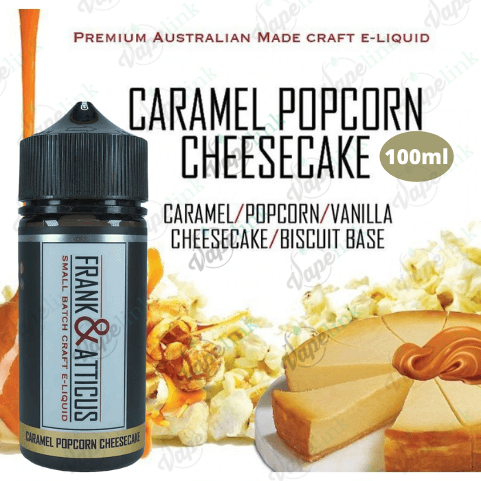 Frank & Atticus – Caramel Popcorn Cheesecake 100ml
