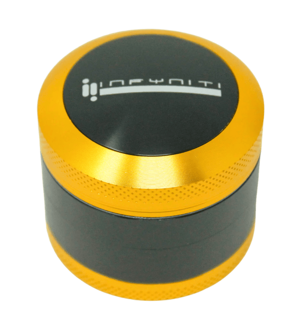 Infyniti Convex 50mm 4-Piece Grinder – Gold