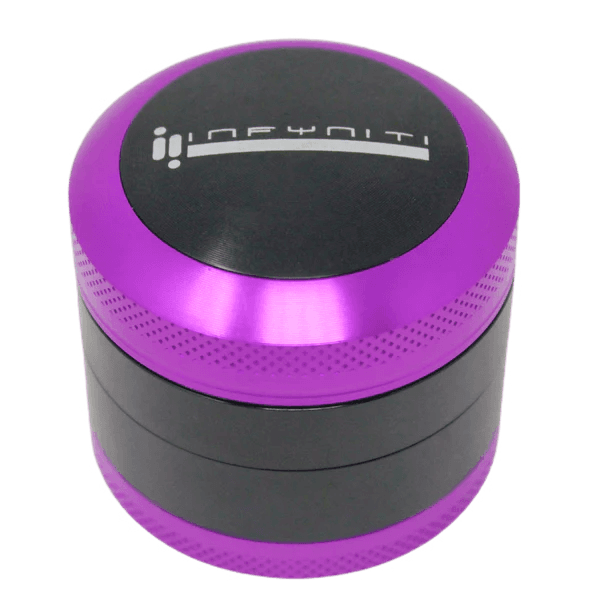 Infyniti Convex 50mm 4-Piece Grinder – Purple