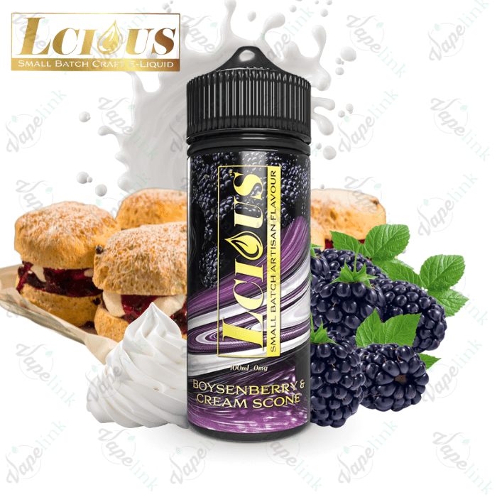 Lcious – Boysenberry & Cream Scone 100ml