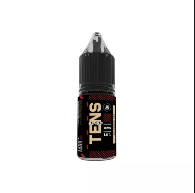 12mg Tens 50/50 10ml (50VG/50PG) – (Full Box) Pack Of 10