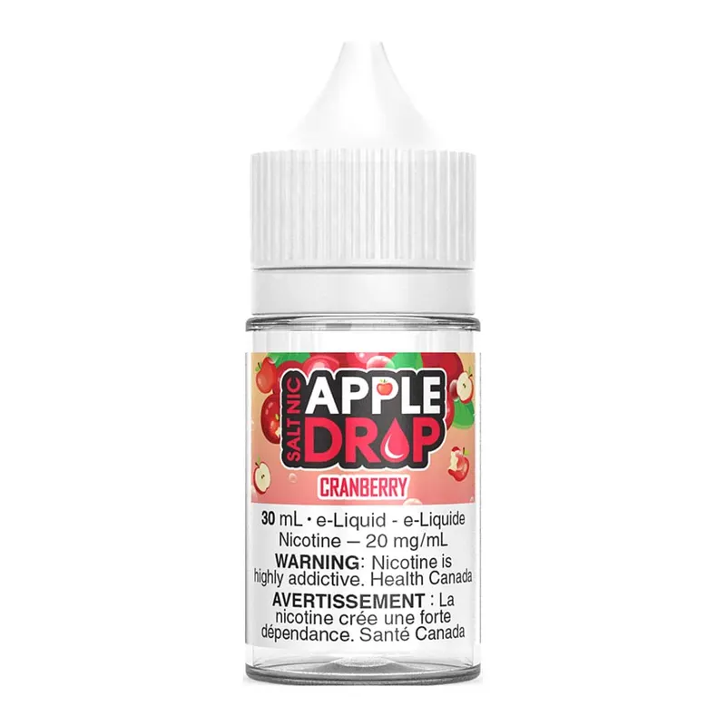 Apple Drop Salt E-Liquid – Cranberry 30ml