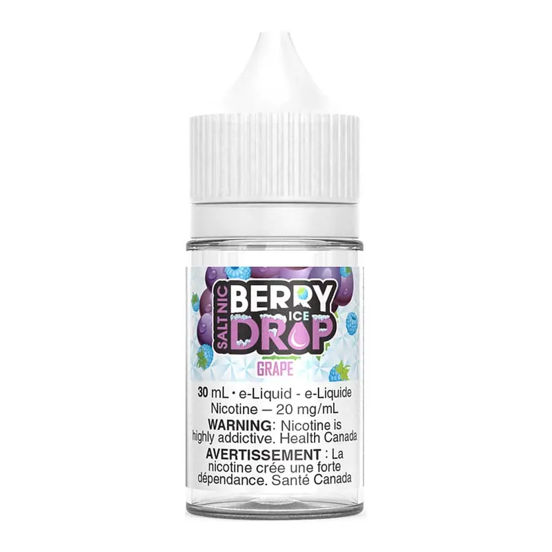 Berry Drop Ice Salt Nic E-Liquid – Grape 30ml
