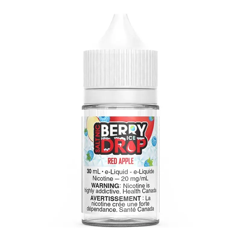 Berry Drop Ice Salt Nic E-Liquid – Red Apple 30ml