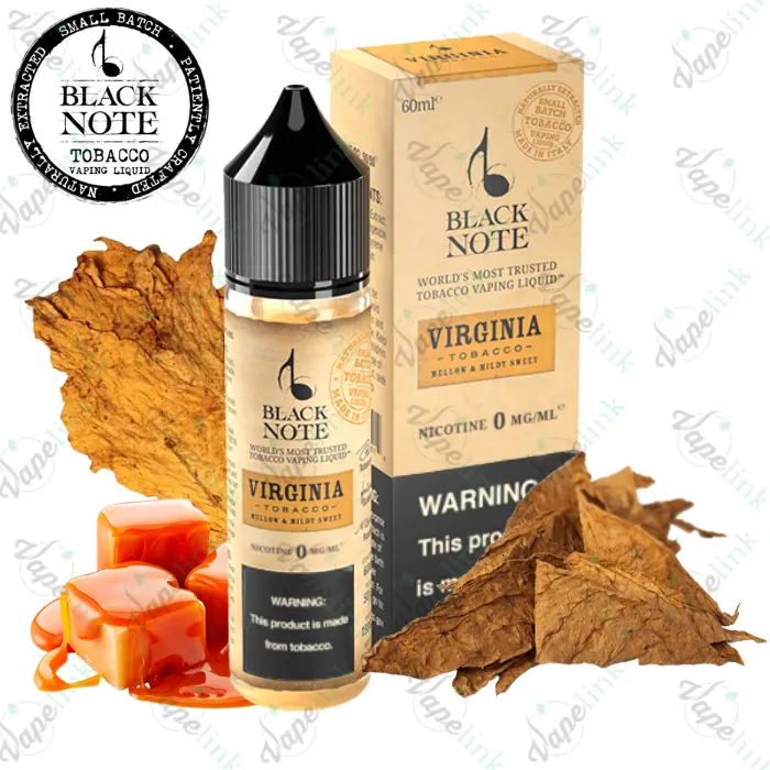 Black Note – Virginia Tobacco (Mellow & Mildly Sweet) 50VG/50PG 60ml