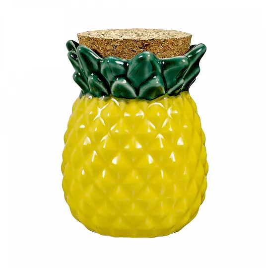Ceramic Stash Jar – Pineapple