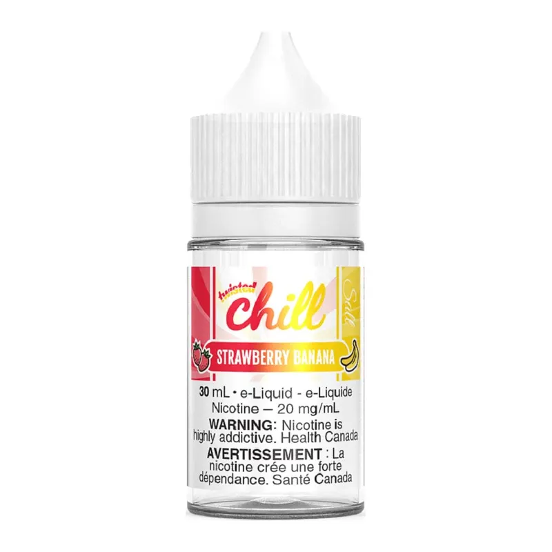 Chill Twisted Salt E-Liquid – Strawberry Banana 30ml