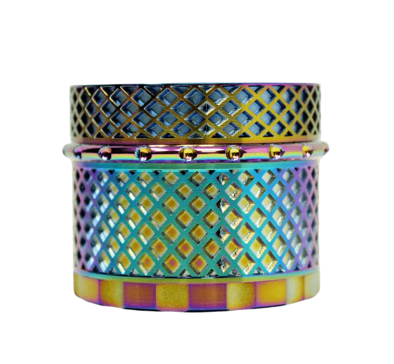 EC420 Magnet Core Screwless Grinder – 55mm 4-Piece – Rainbow