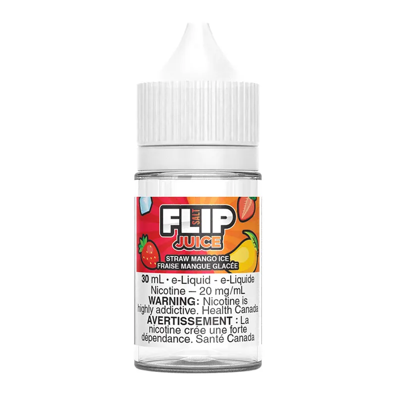 Flip Juice Salt-Nic E-Liquid – Straw Mango Ice 30ml