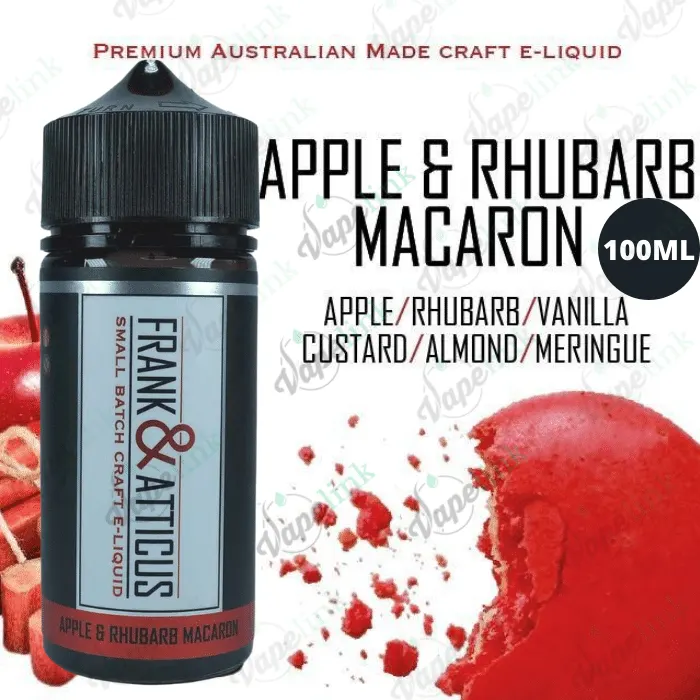 Frank & Atticus – Apple & Rhubarb Macaron 100ml