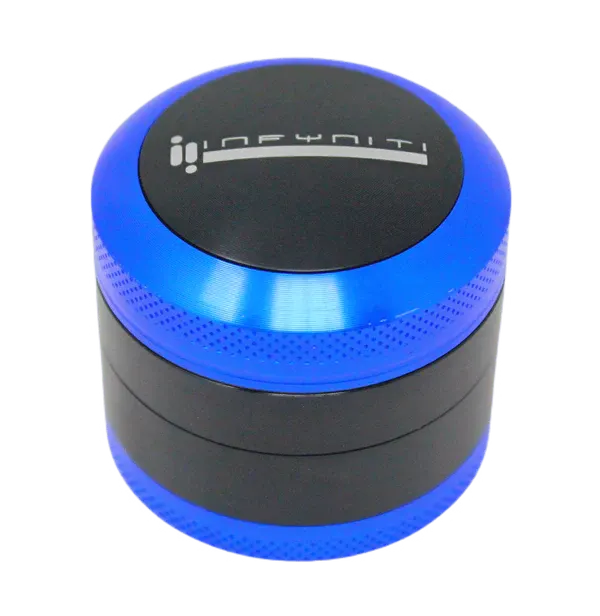 Infyniti Convex 50mm 4-Piece Grinder – Blue