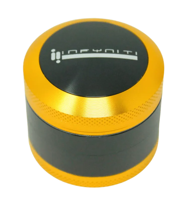 Infyniti Convex 50mm 4-Piece Grinder – Gold