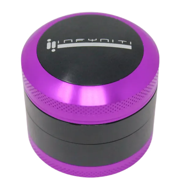 Infyniti Convex 50mm 4-Piece Grinder – Purple