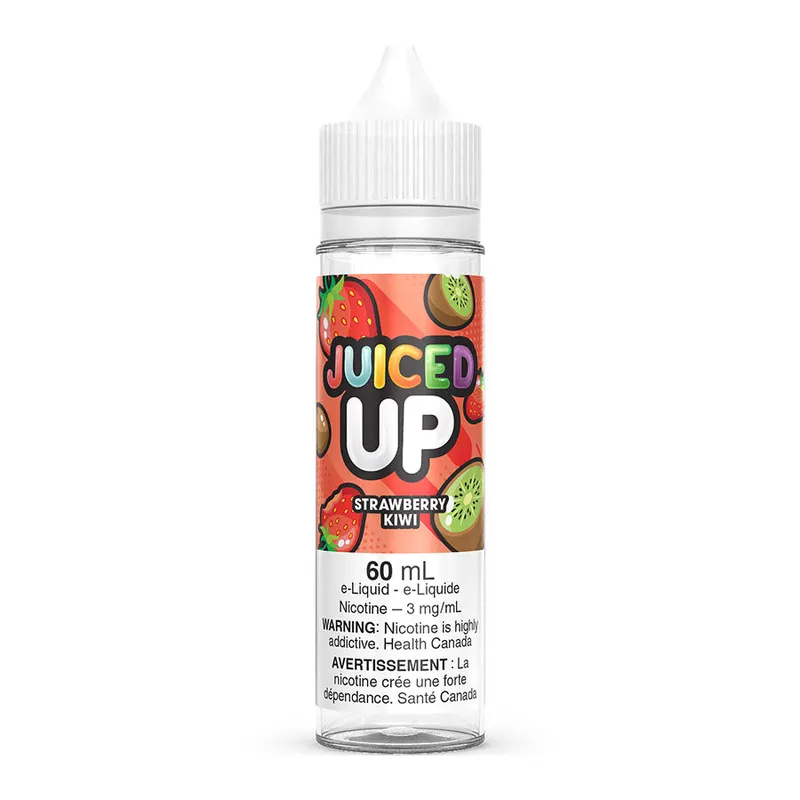 Juiced Up Freebase E-Liquid – Strawberry Kiwi 60ml