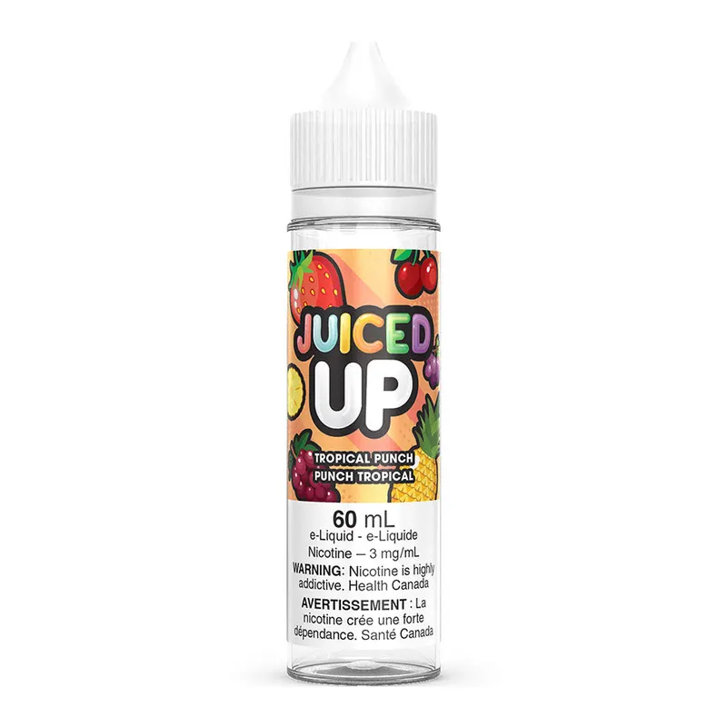 Juiced Up Freebase E-Liquid – Tropical Punch 60ml