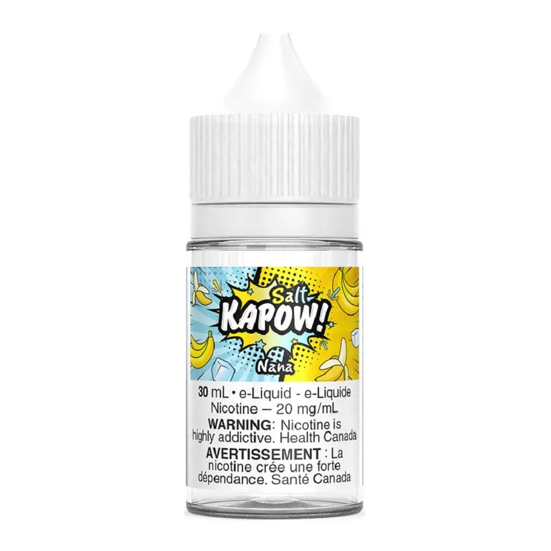 Kapow Salt E-liquid – Nana 30ml