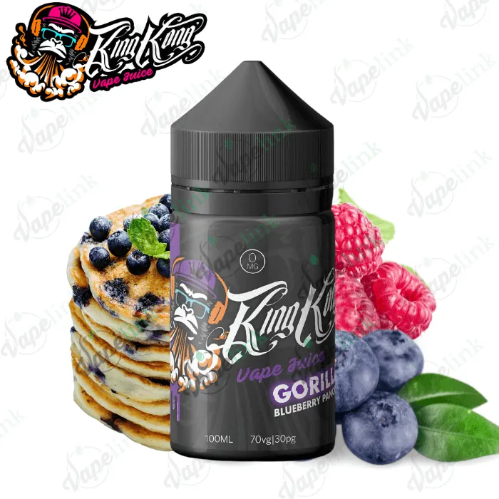 King Kong Vape Juice – Gorilla – Blueberry Pancakes 100ml