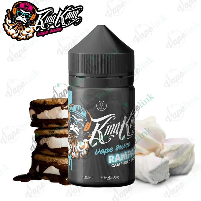 King Kong Vape Juice – Rampage – Campfire S’mores 100ml