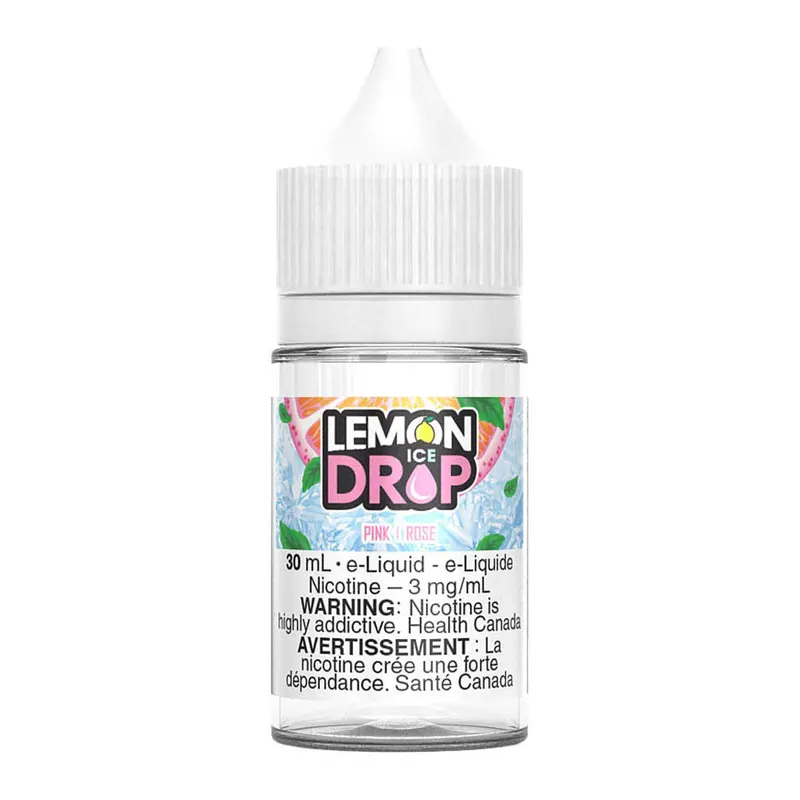 Lemon Drop Ice Freebase E-Liquid – Pink 30ml