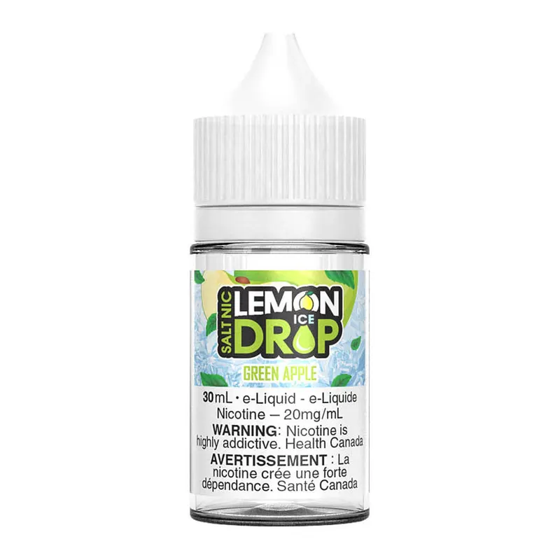 Lemon Drop Ice Salt Nic E-Liquid – Green Apple 30ml