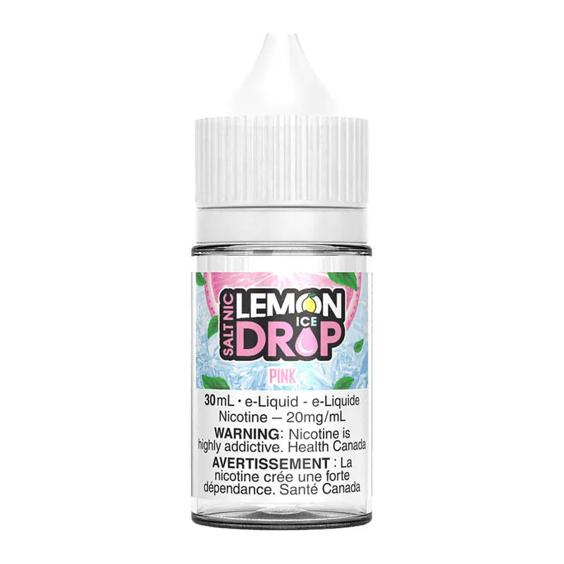 Lemon Drop Ice Salt Nic E-Liquid – Pink 30ml