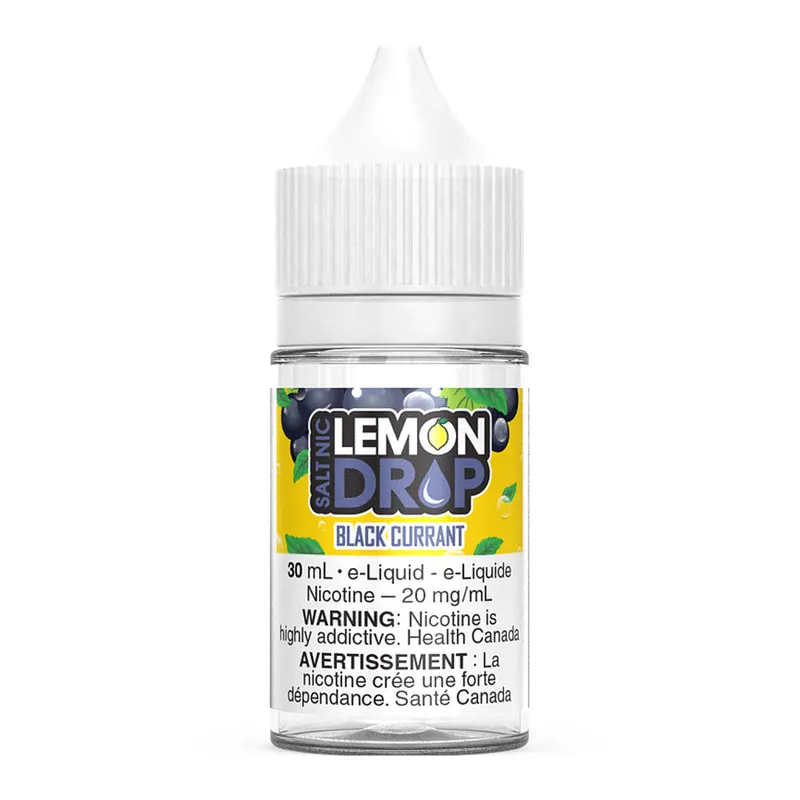 Lemon Drop Salt E-Liquid – Black Currant 30ml