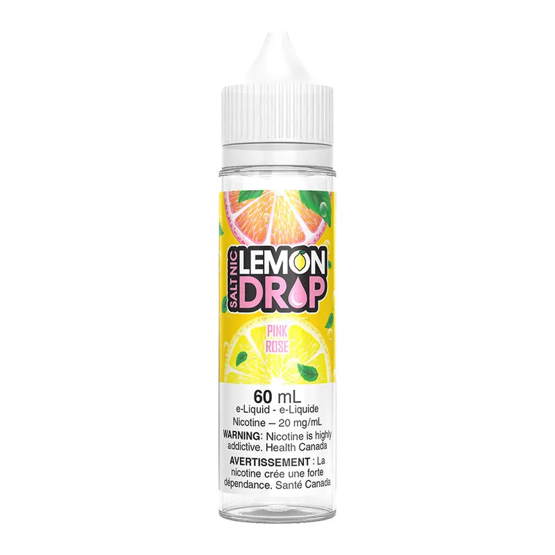 Lemon Drop Salt Nic E-Liquid – Pink 60ml