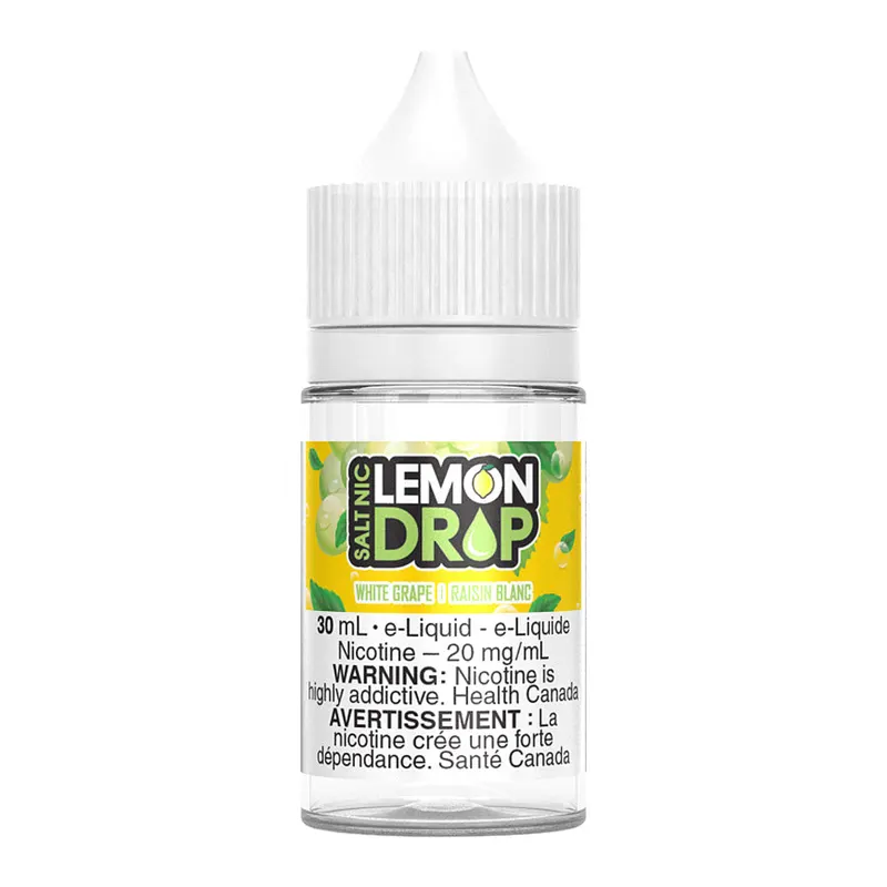 Lemon Drop Salt Nic E-Liquid – White Grape 30ml