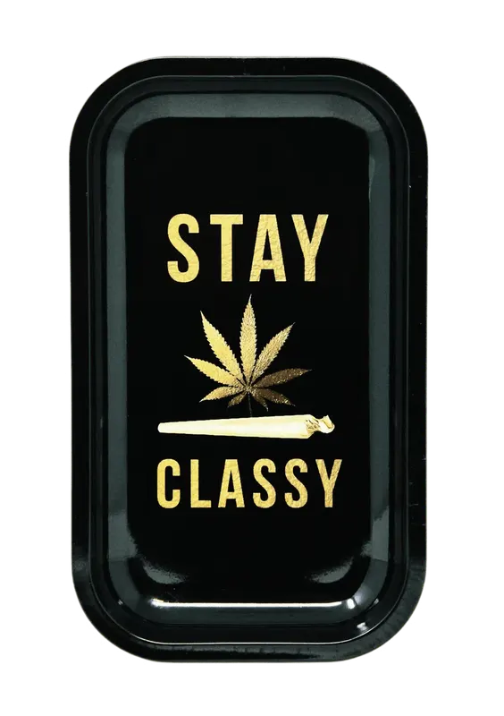 Metal Rolling Tray – Stay Classy