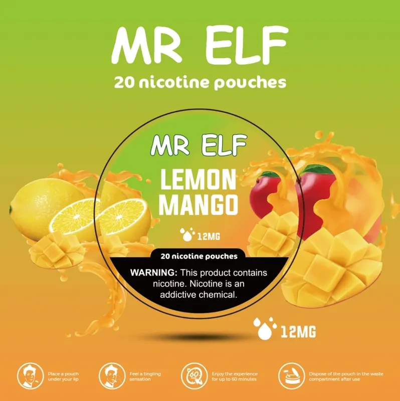 MR ELF Lemon Mango 12MG Nicotine