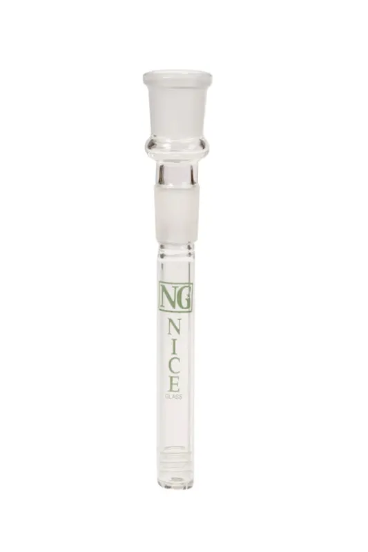 nice glass 19/19 downstem w/ horizontal slits