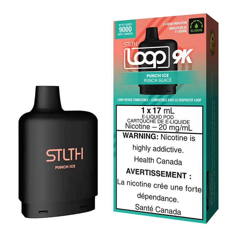 STLTH Loop 9K Pod Pack – Punch Ice