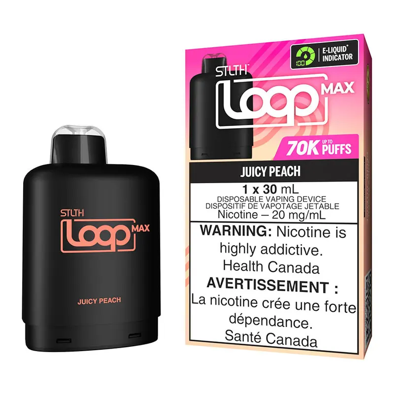 STLTH Loop Max E-Liquid Pod Pack – Juicy Peach