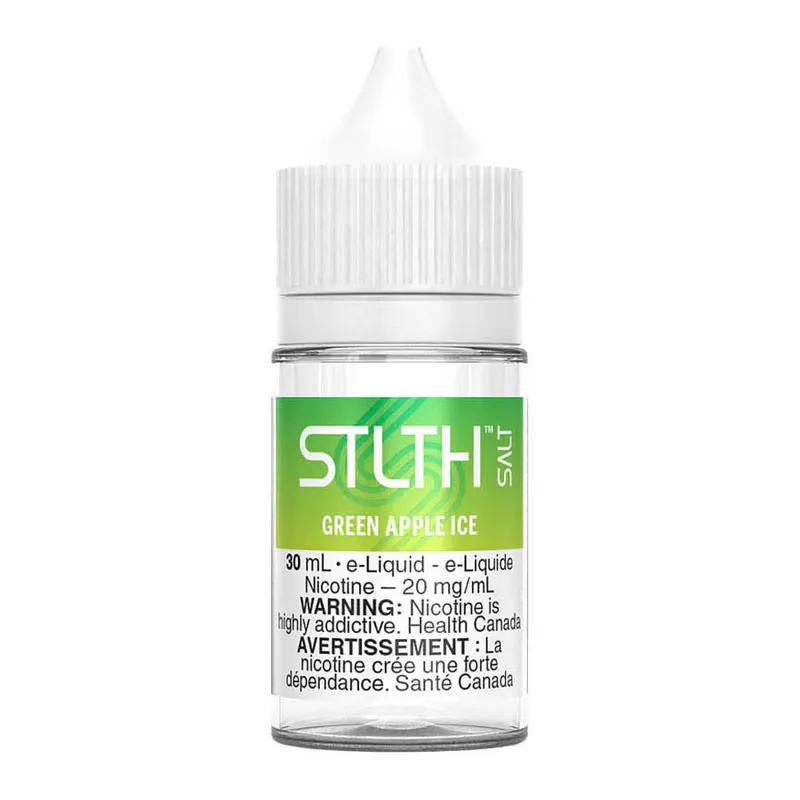 STLTH Salt Nic E-Liquid – Green Apple Ice 30ml