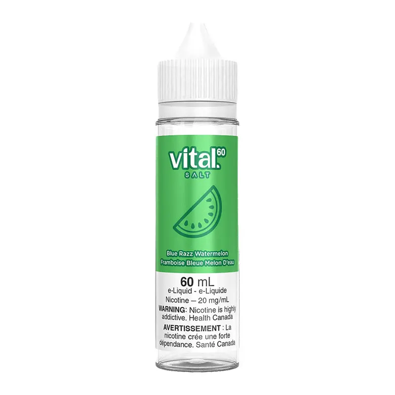 Vital Salt Nic E-Liquid – Blue Razz Watermelon 60ml