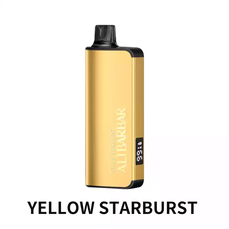 alibarbar ingot 9000 puffs yellow starburst