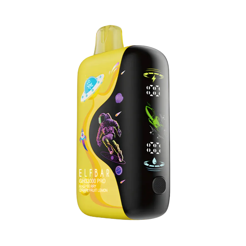 elf bar gh33000 pro raspberry grapefruit lemon