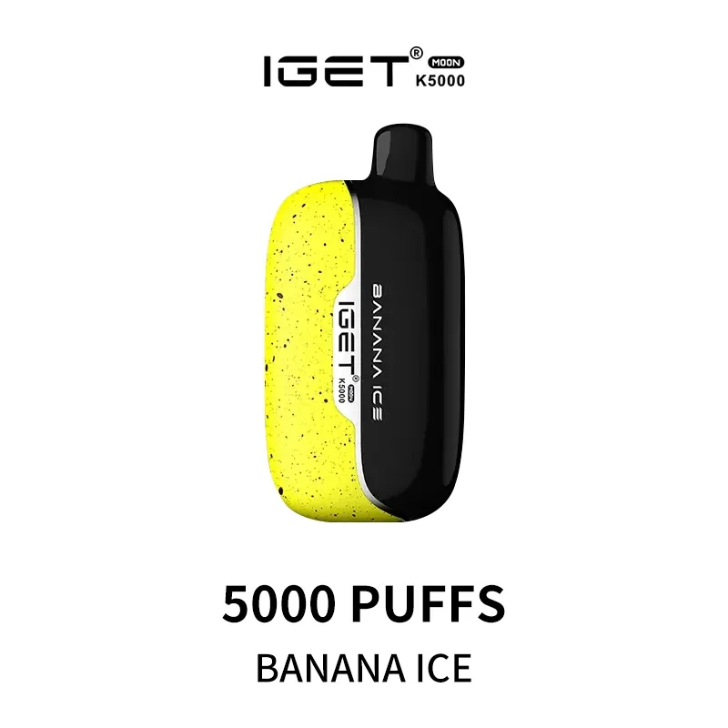 iget moon k5000 puffs and 8211 banana ice