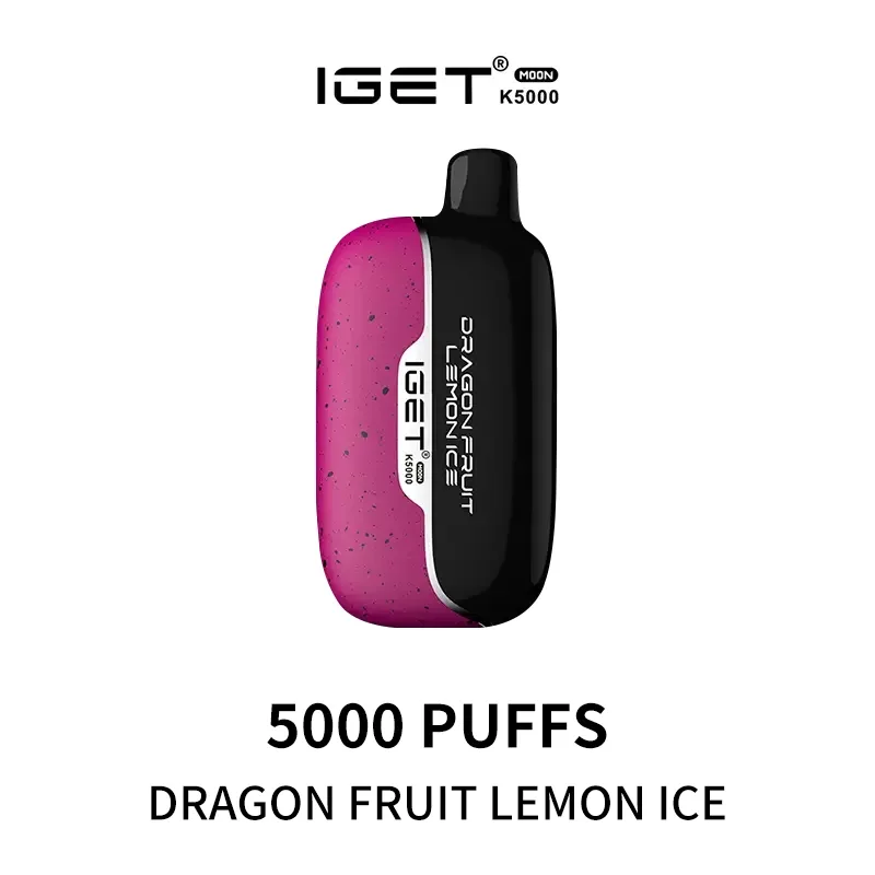 iget moon k5000 puffs and 8211 dragon fruit lemon ice